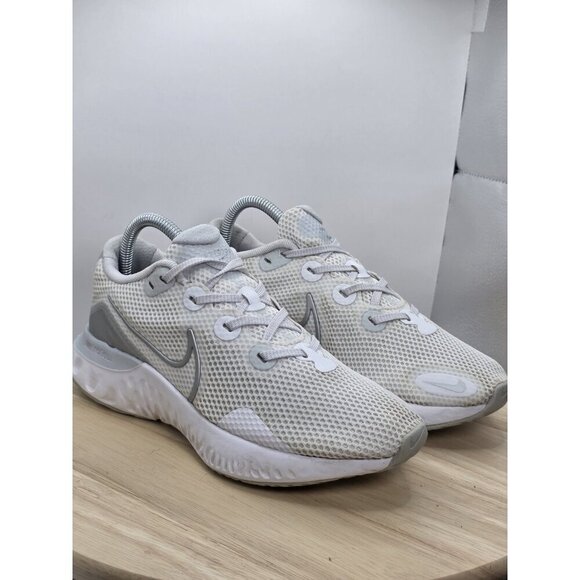 Nike Renew Run CK6360-003 White Running Shoes Sneakers Women's Size 8 - Picture 5 of 9